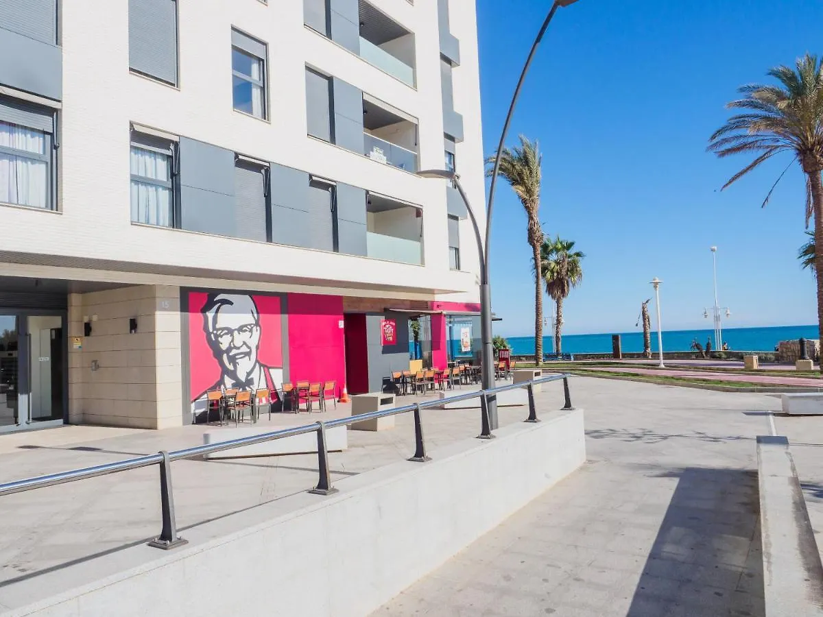 Апартаменты Cubo'S Sea View Pacifico Street & Free Parking Малага